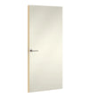 Sno White Formica laminate door, angled view with light edge lippings