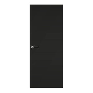 Terril Formica laminate door in deep charcoal-grey tone, front view