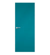 Bermuda Formica laminate door in refreshing turquoise-blue shade, front view