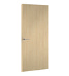 Natural Beech Formica laminate door, angled view with light edge lippings
