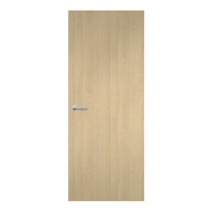 Natural Beech Formica laminate door in light beech woodgrain finish, front view