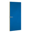 Tropical Blue Formica laminate door, angled view with light edge lippings