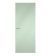 Opal Formica laminate door in soft, neutral tone, front view