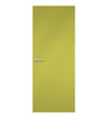 Wasabi Formica laminate door in spicy green tone, front view