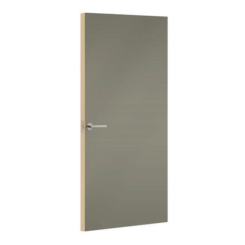 Possum Formica laminate door, angled view with light edge lippings