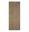 Mocca Firwood Formica laminate door in rich fir-wood pattern, front view