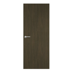 Refined Walnut Formica laminate door in rich woodgrain finish, front view