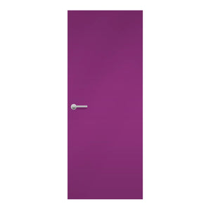 Amarena Formica laminate door in deep cherry-red hue, front view