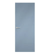 Thistle Formica laminate door in light lavender-grey tone, front view