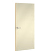 Pale Gold Formica laminate door, angled view with light edge lippings