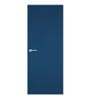 Marine Blue Formica laminate door in marine blue finish, front view