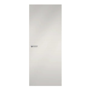 Surf Formica laminate door in soft grey finish, front view