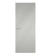 Folkestone Formica laminate door in a mid-grey neutral color, front view