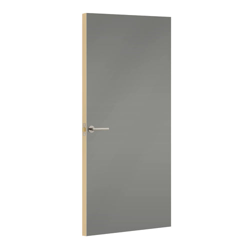 Mouse Formica laminate door, angled view with light edge lippings
