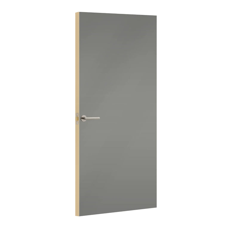 Mouse Formica laminate door, angled view with light edge lippings