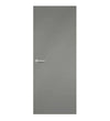 Mouse Formica laminate door in a soft muted grey color, front view