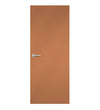 Earthenware Formica laminate door in a clay-inspired brown shade, front view