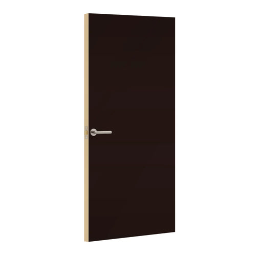 Night Shade Formica laminate door, angled view with light edge lippings