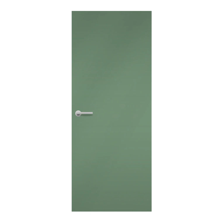Marble Green Formica laminate door a smooth green tone, front view