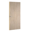 Belvedere Beech Formica laminate door, angled view with light edge lippings