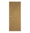 Evergreen Oak Formica laminate door in fresh oak woodgrain finish, front view