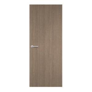 Cetina Walnut Formica laminate door in rich walnut finish, front view