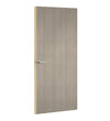 Peruca Walnut Formica laminate door, angled view with light edge lippings