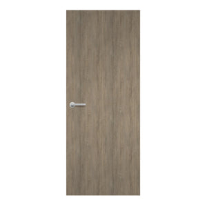Nevada Oak Formica laminate door in natural oak woodgrain finish, front view