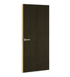Tula Oak Formica laminate door, angled view with light edge lippings