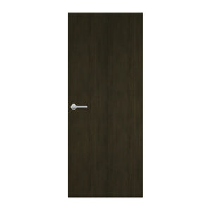 Tula Oak Formica laminate door in rich oak finish, front view