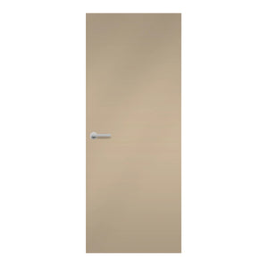 Mojave Formica laminate door in warm, desert-inspired beige tone, front view