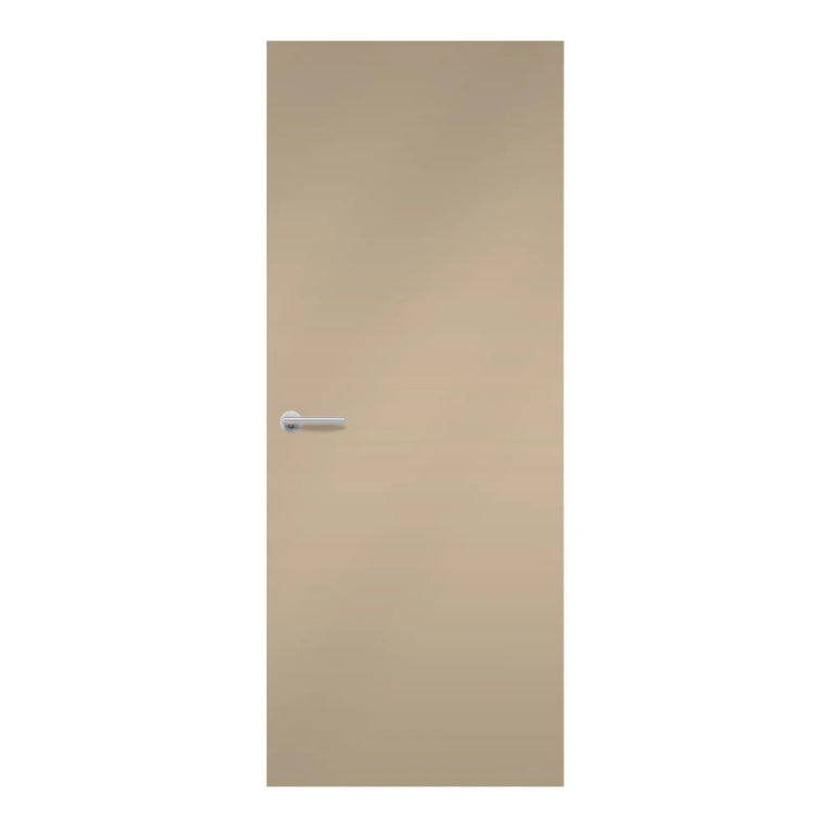 Mojave Formica laminate door in warm, desert-inspired beige tone, front view