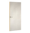 White Ash Formica laminate door, angled view with light edge lippings