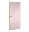 Just Rose Formica laminate door, angled view with light edge lippings