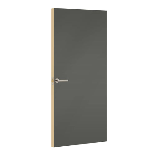 Citadel Formica laminate door, angled view with light edge lippings