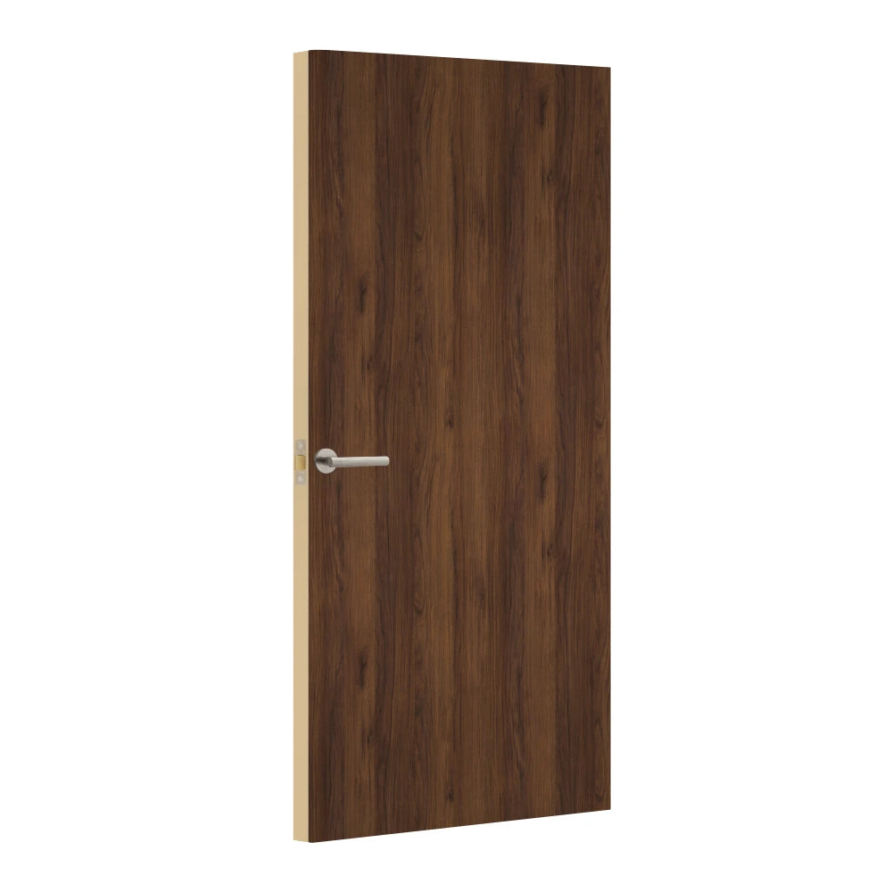 Brown Warmia Walnut Egger H1307 Laminate FD30 Fire Door – Q Doors