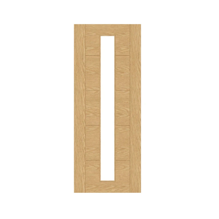Ladder 5P Glazed Oak Internal Door Unfinished