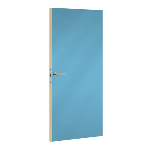 Bleu Turquoise Laminate Door B119 Polyrey
