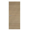 Merisier Horizontal laminate door in a cherrywood-inspired finish, front view