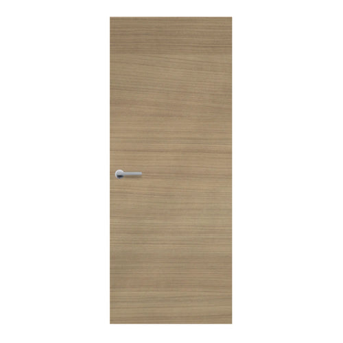 Merisier Horizontal laminate door in a cherrywood-inspired finish, front view