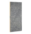 Mosaic Gris laminate door in grey mosaic finish, angled view