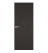 Graphite Grey Egger laminate door in one shade lighter than black color, front view  