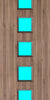 Walnut Veneer - 10G - Glazed Door (FD30)