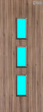 Walnut Veneer - 23G - Glazed Door (FD30)