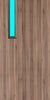 Walnut Veneer - 3G - Glazed Fire Door FD30