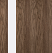Walnut Veneer - 18G - Glazed Door (FD30)