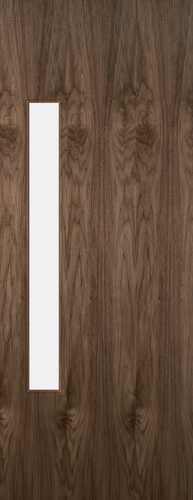 Walnut Veneer - 18G - Glazed Door (FD30)