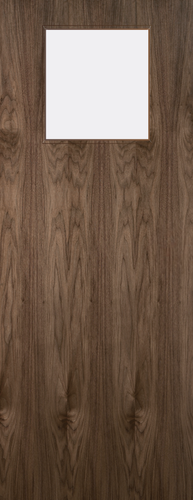 Walnut Veneer - 1G - Glazed Door (FD30)