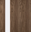 Walnut Veneer - 20G - Glazed Door (FD30)
