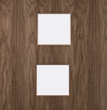 Walnut Veneer - 22G - Glazed Door (FD30)